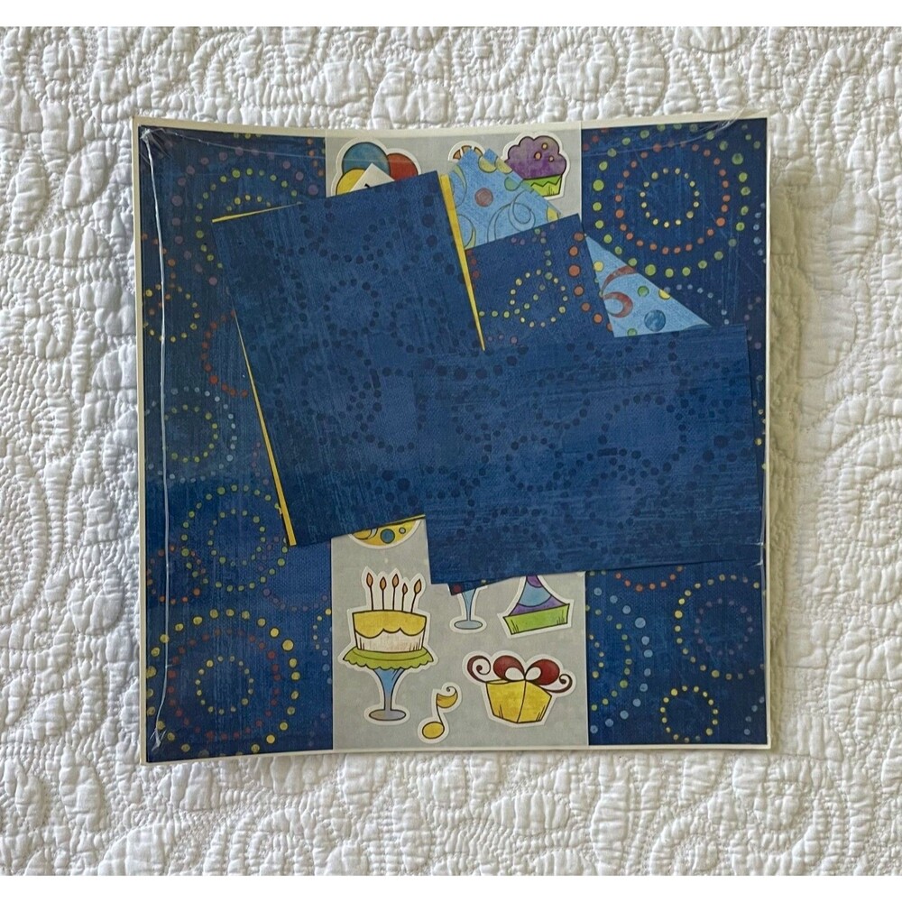 Retired Creative Memories Birthday Celebration Scrapbook Page Kit Sealed New